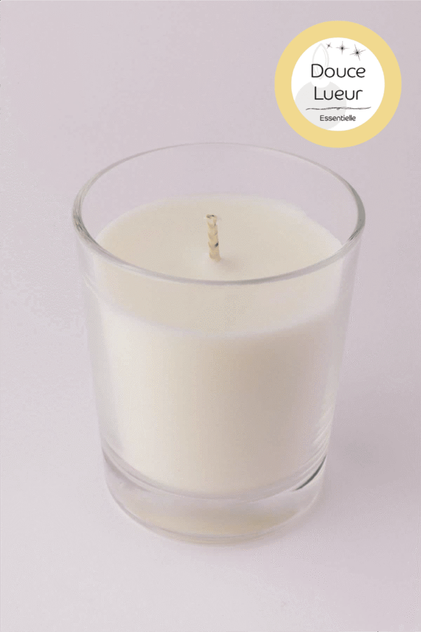 Bougie en verre (Gamme essentielle Douce Lueur Bougie en verre (Gamme essentielle Douce Lueur