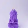 Bougie moulée bouddha senteur douce ambiance couleur violet Bougie moulée bouddha senteur douce ambiance couleur violet