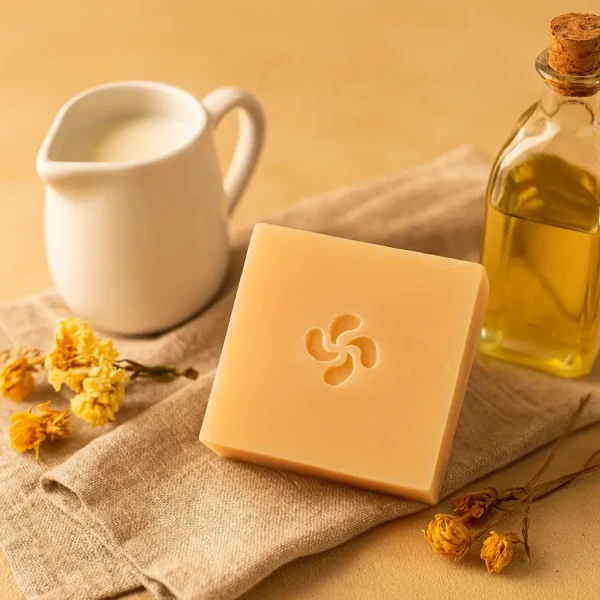 savon-nature-lait-brebis-etxean-egina Savon nature au lait de brebis – Etxean Egina, Vibration Lumineuse. Savon doux et hydratant, formulé à partir d’ingrédients naturels pour nettoyer et apaiser la peau en douceur.